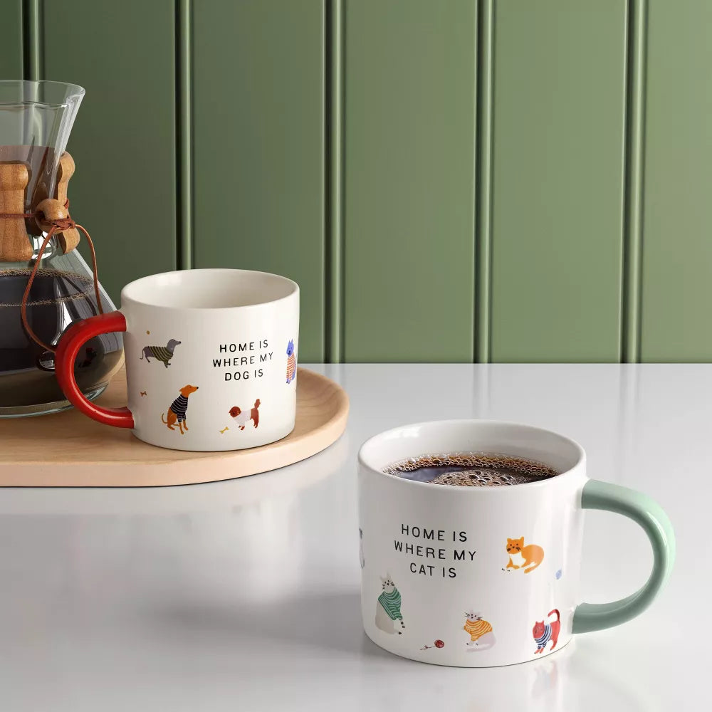 Stoneware Home is Where my Dog is Mug