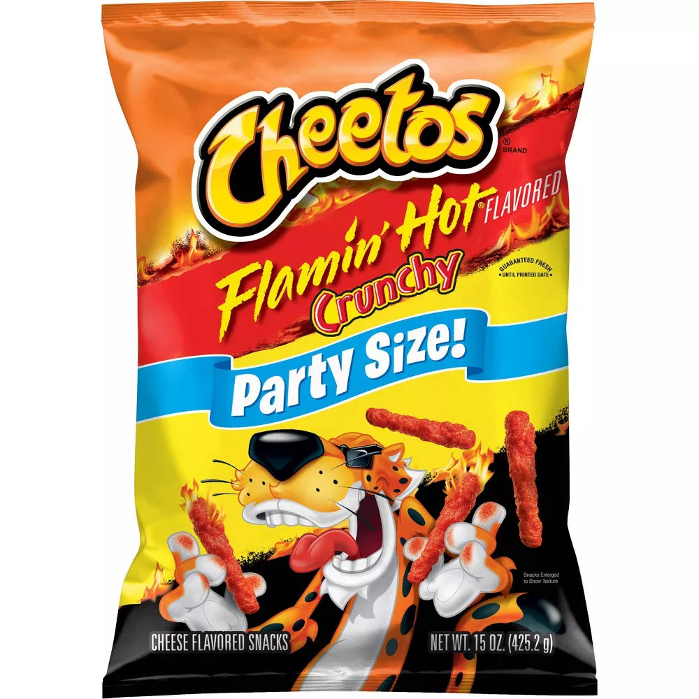 Cheetos Flamming Hot Crunchy Party Size