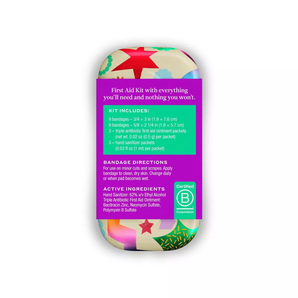 Kid's Quick Fix First Aid Bandage Travel Kit - Multi-Color