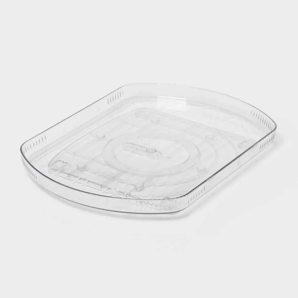 Fridge Rectangular Lazy Susan Turntable Organizer