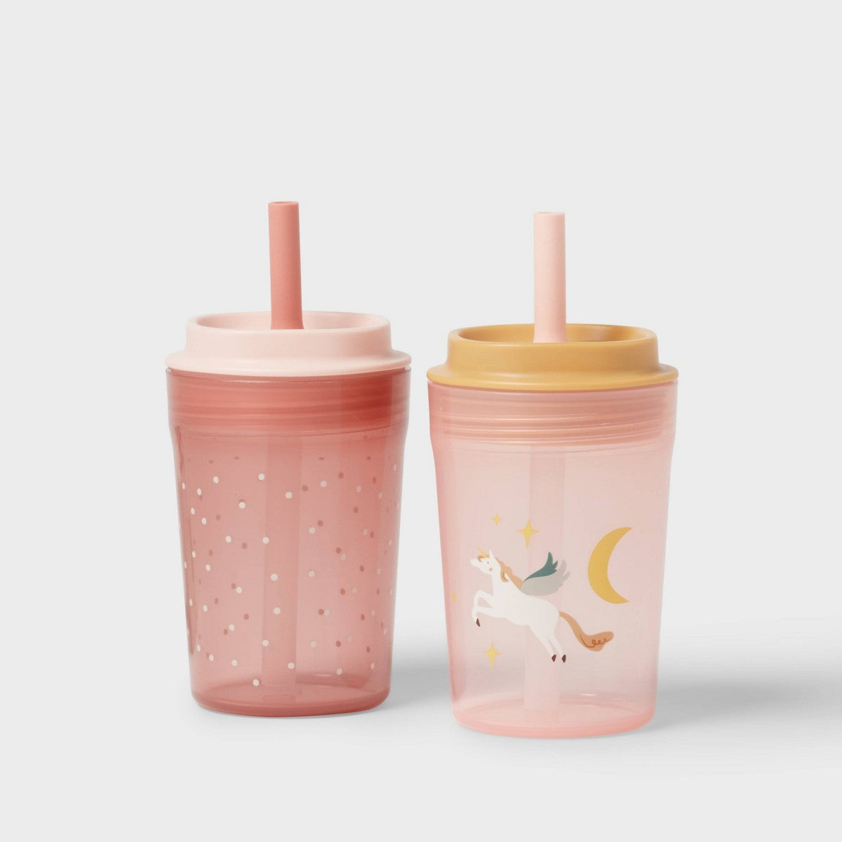 Set de 2 vasos infantiles Pillowfort Pink Unicorn 414 ml #color_Pink