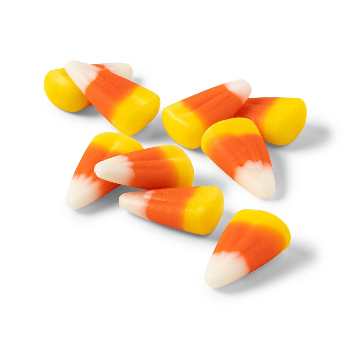 Candy Corn Favorite Day en bote transparente con piezas de colores de otoño