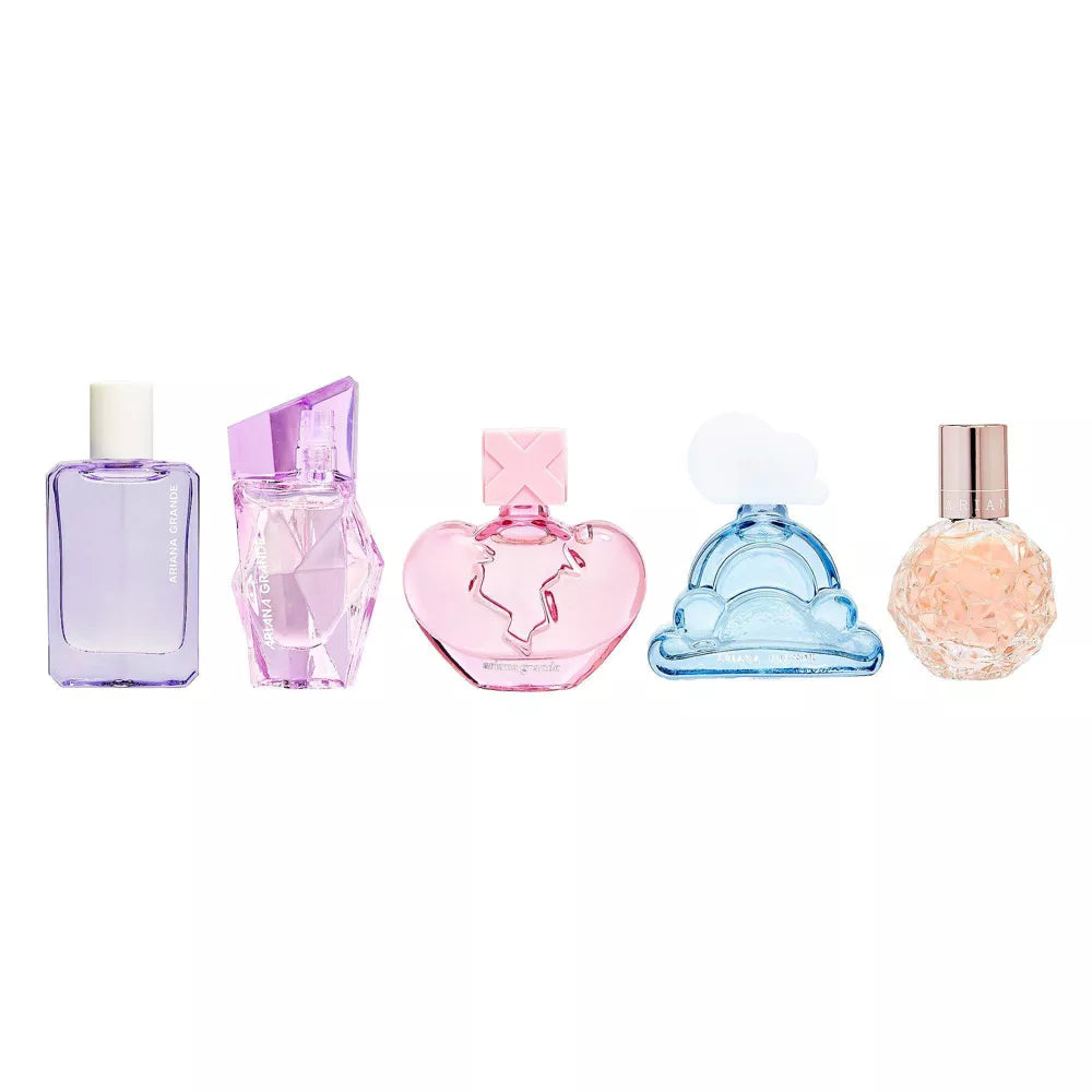 Set de mini perfumes Ariana Grande con 5 fragancias
