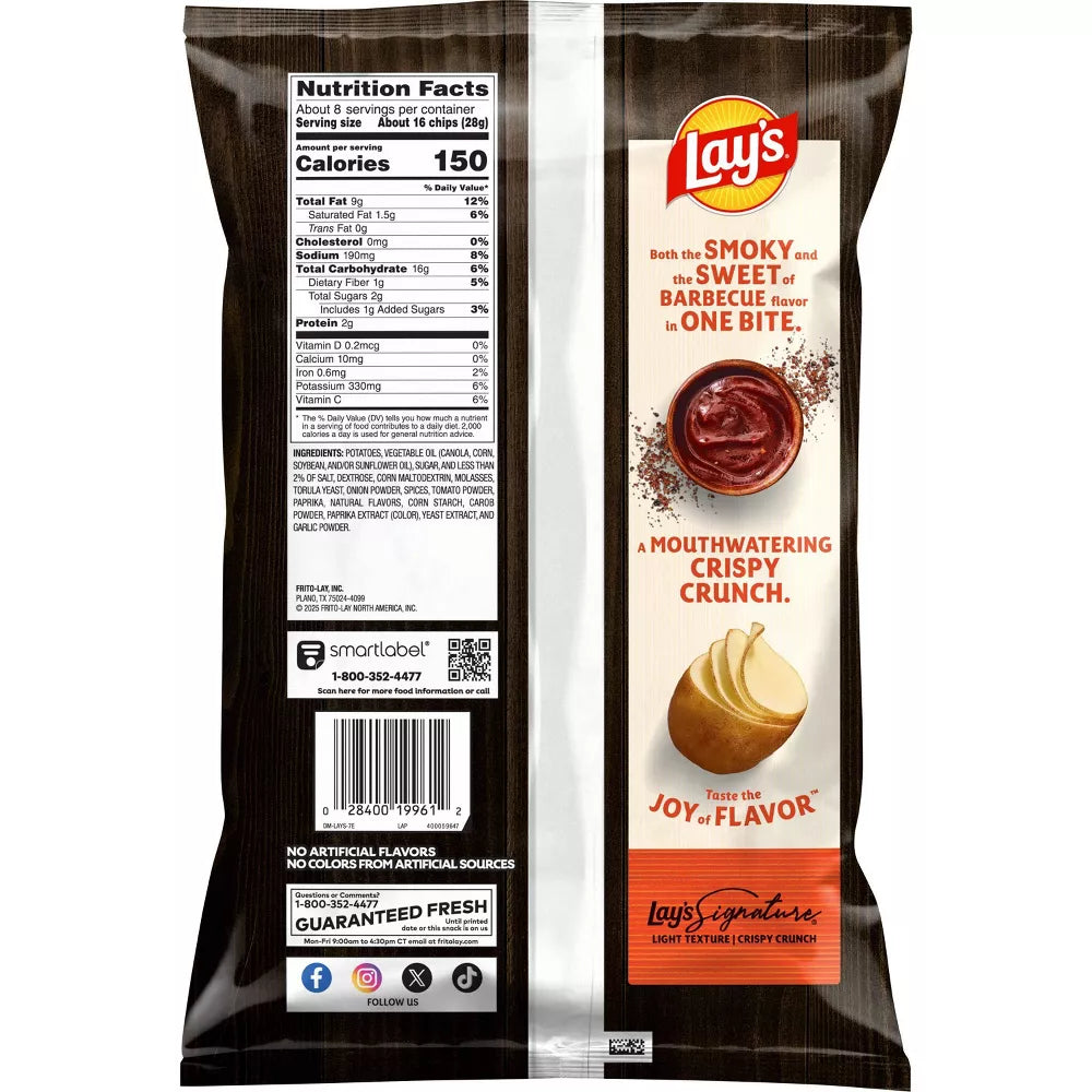 Barbecue Chips Party Size