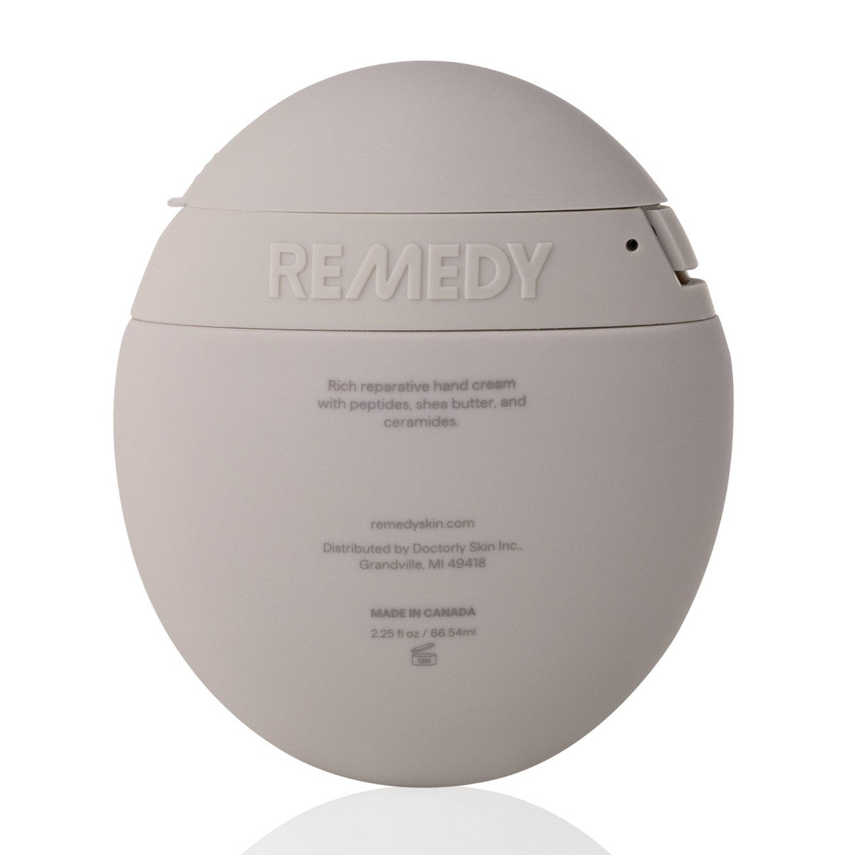 Crema de manos Remedy Skin con péptidos para hidratación firmeza y cutículas
