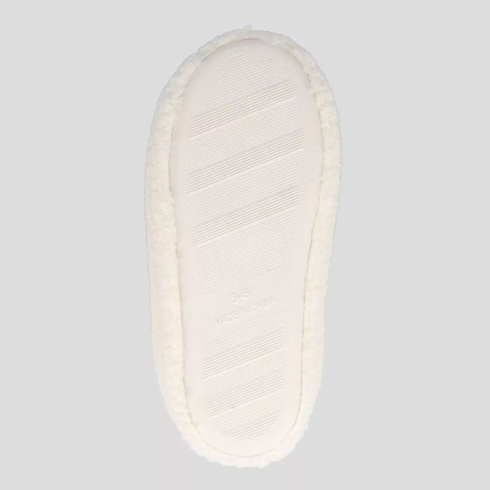 Women's Pumpkin Scuff Slide Slippers - Off-White