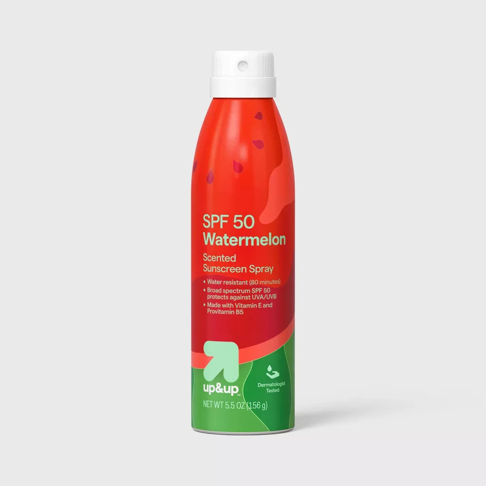 Up&Up Sunscreen Spray SPF 50 protector solar en spray aroma sandía