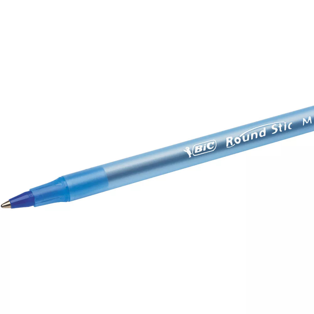 10pk Round Stic Xtra Life Ballpoint Pens 1.0mm medium point tinta azúl