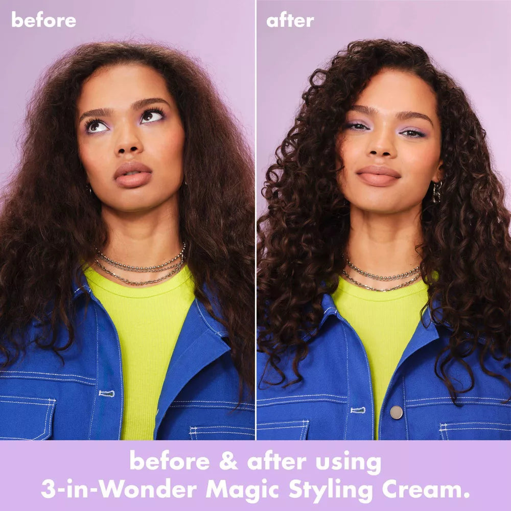 Crema ligera ELF para cabello liso ondulado y rizado