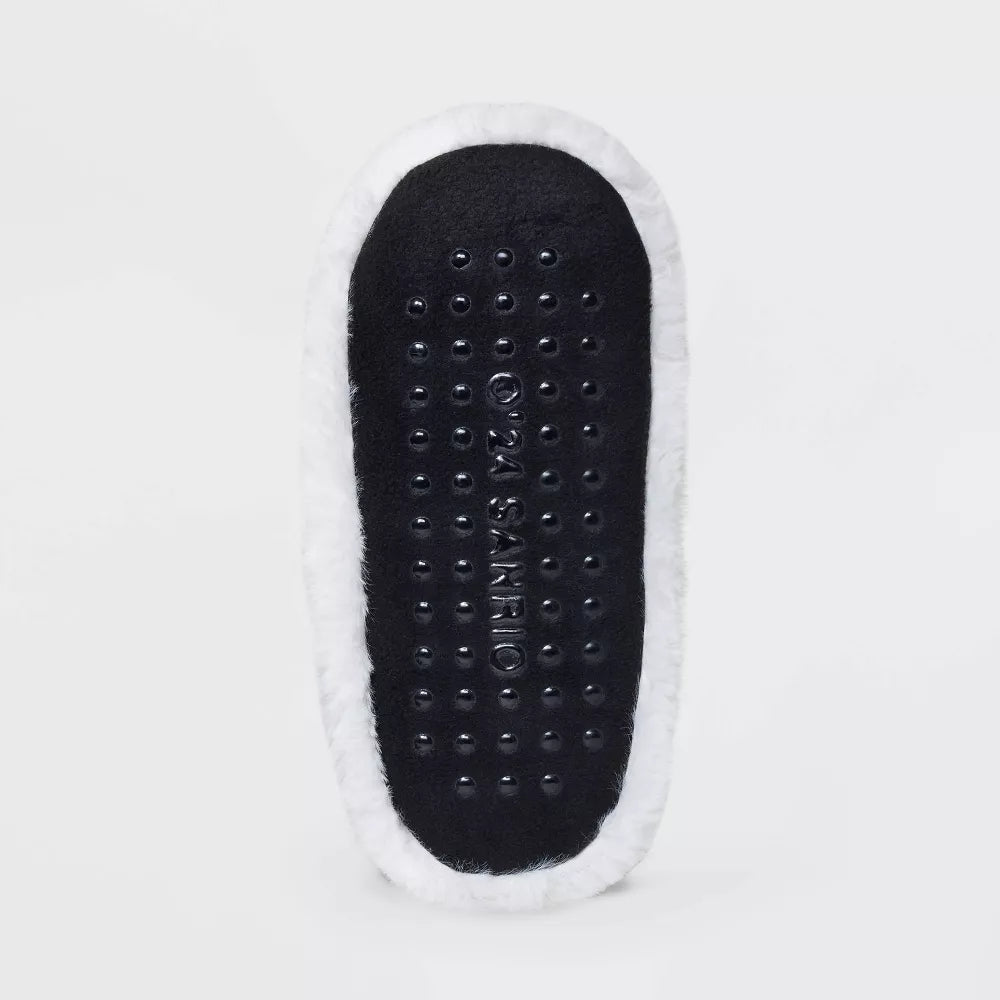 Women's Faux plush Hello Kitty Slipper Socks with Grippers