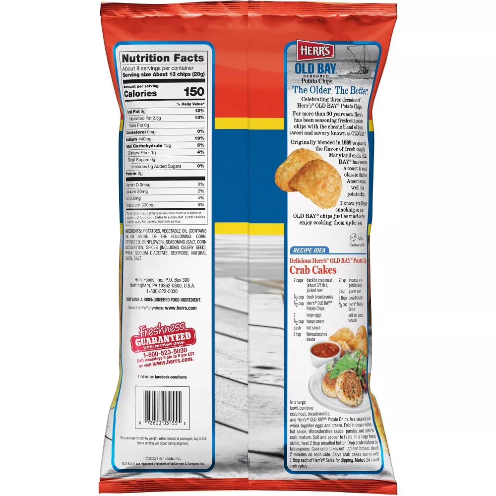 Old Bay Potato Chips