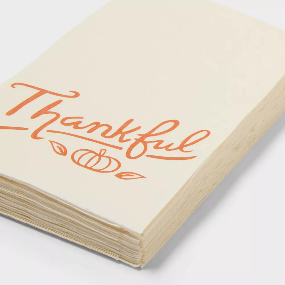 Servilletas de Papel Thankful Thanksgiving - 20 pz