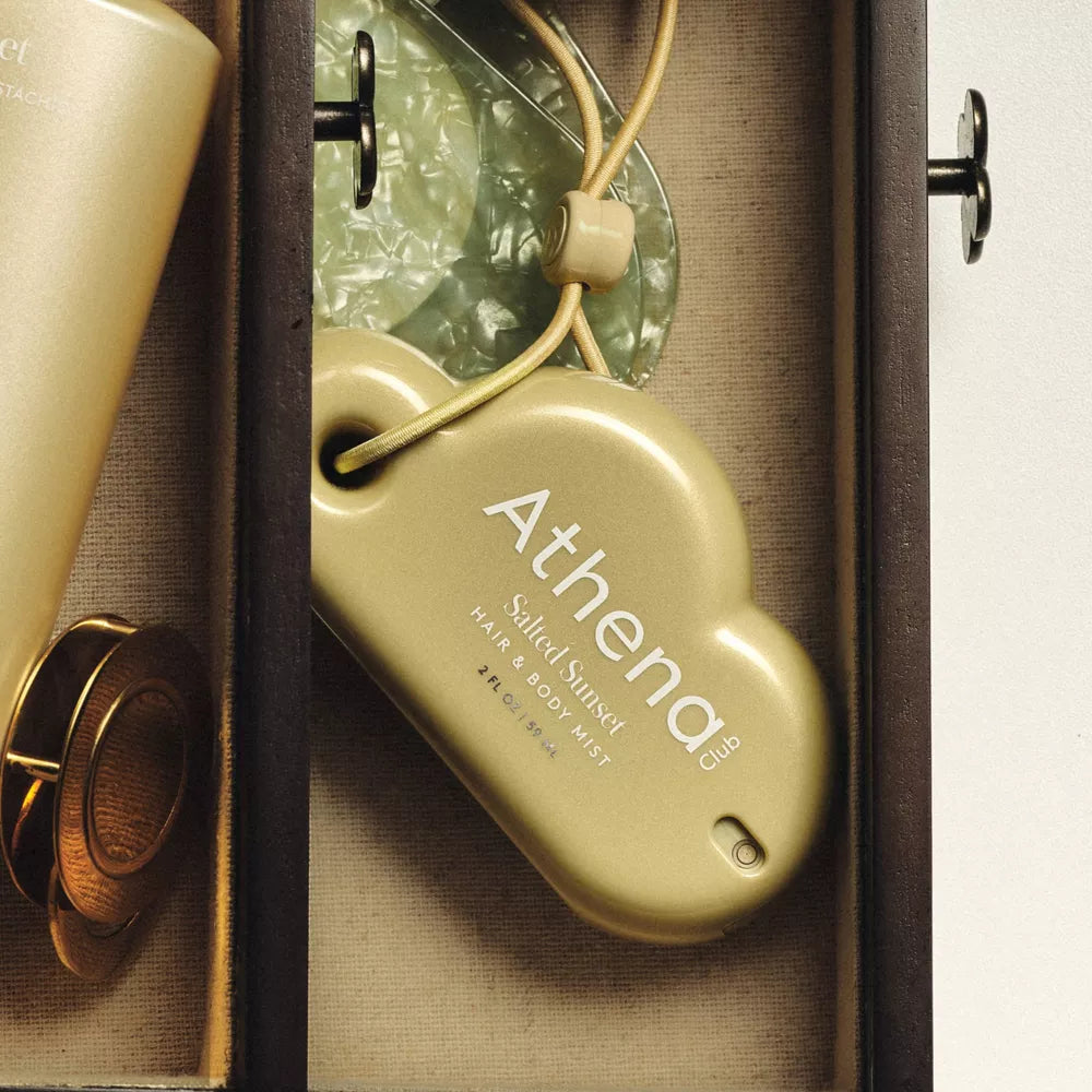 perfume corporal athena club para mujer #aroma_Salted Sunset | Caramelo - Leche de coco y Pistache