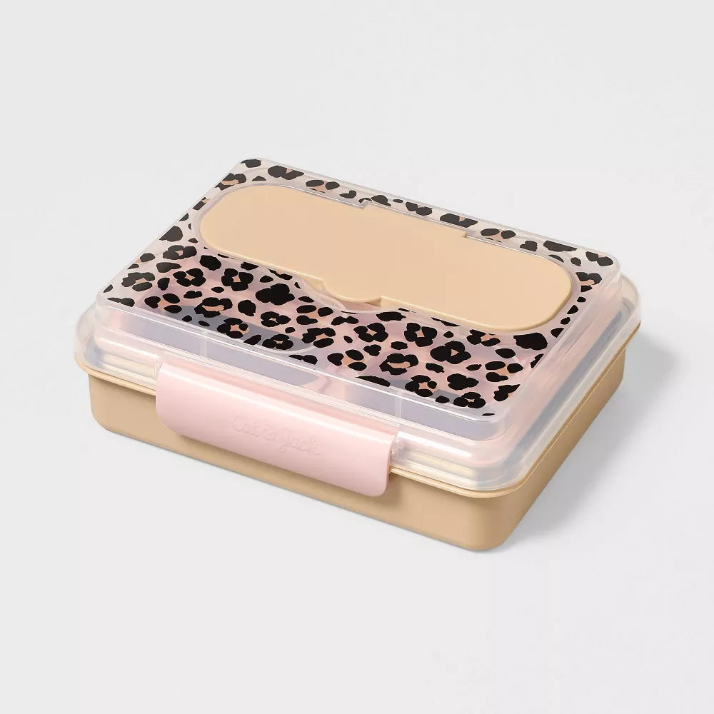 Lonchera bento Cat & Jack con interior de acero inoxidable y 4 divisores #color_CJ Leopard