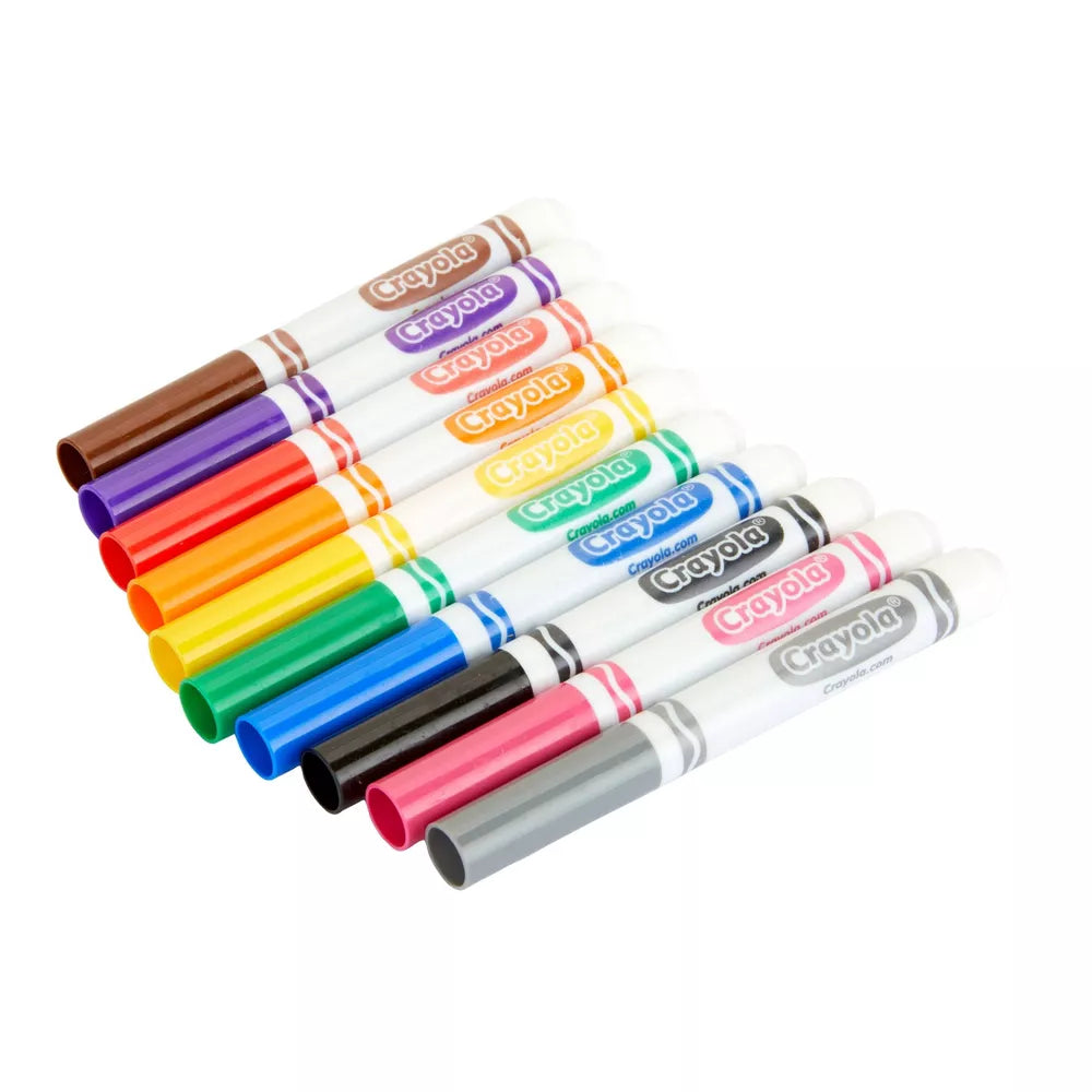 Crayola 10ct Broad Line Markers - Classic Colors