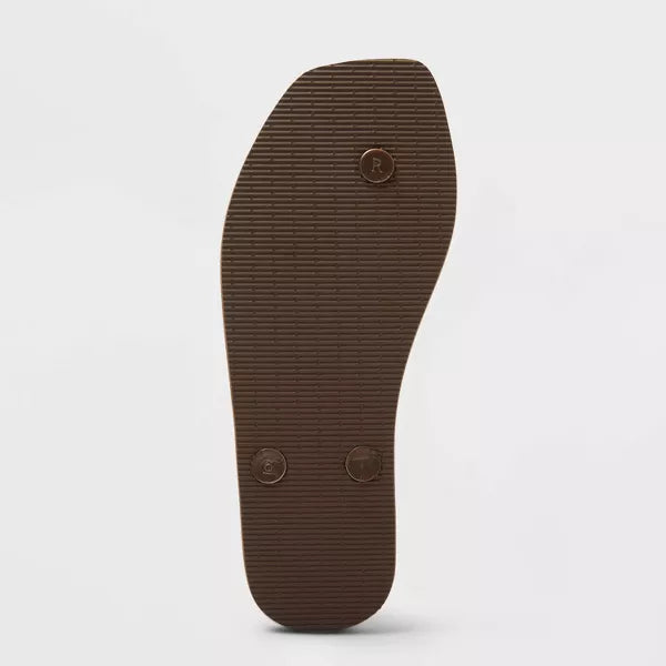 Women's Palmer with Charm Square Toe Flip Flops - Shade & Shore