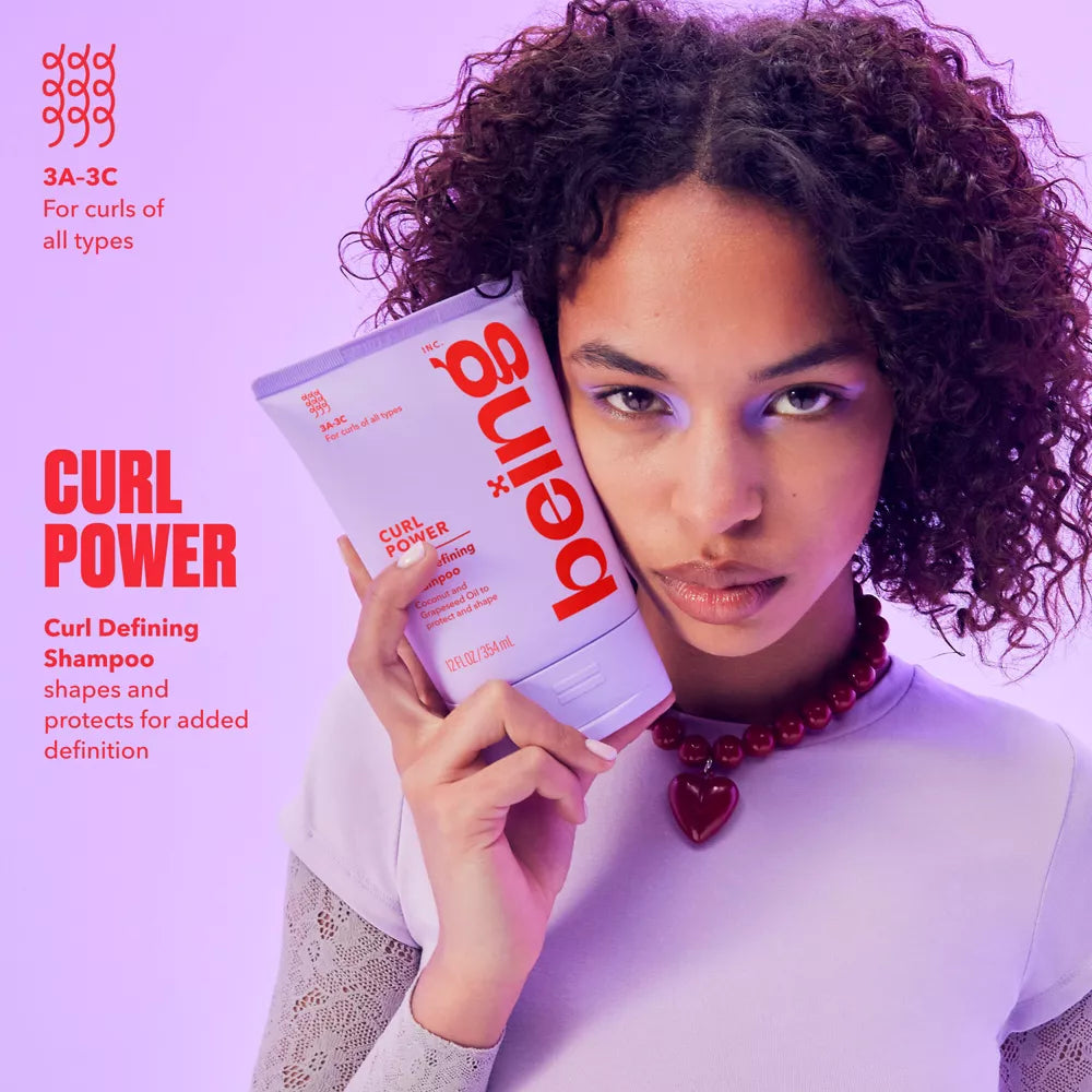 Shampoo Being Curl Power con aceite de coco para rizos