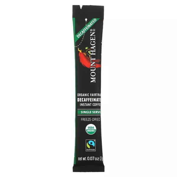 Mount Hagen Organic Fairtrade Instant Coffee - Descafeinado