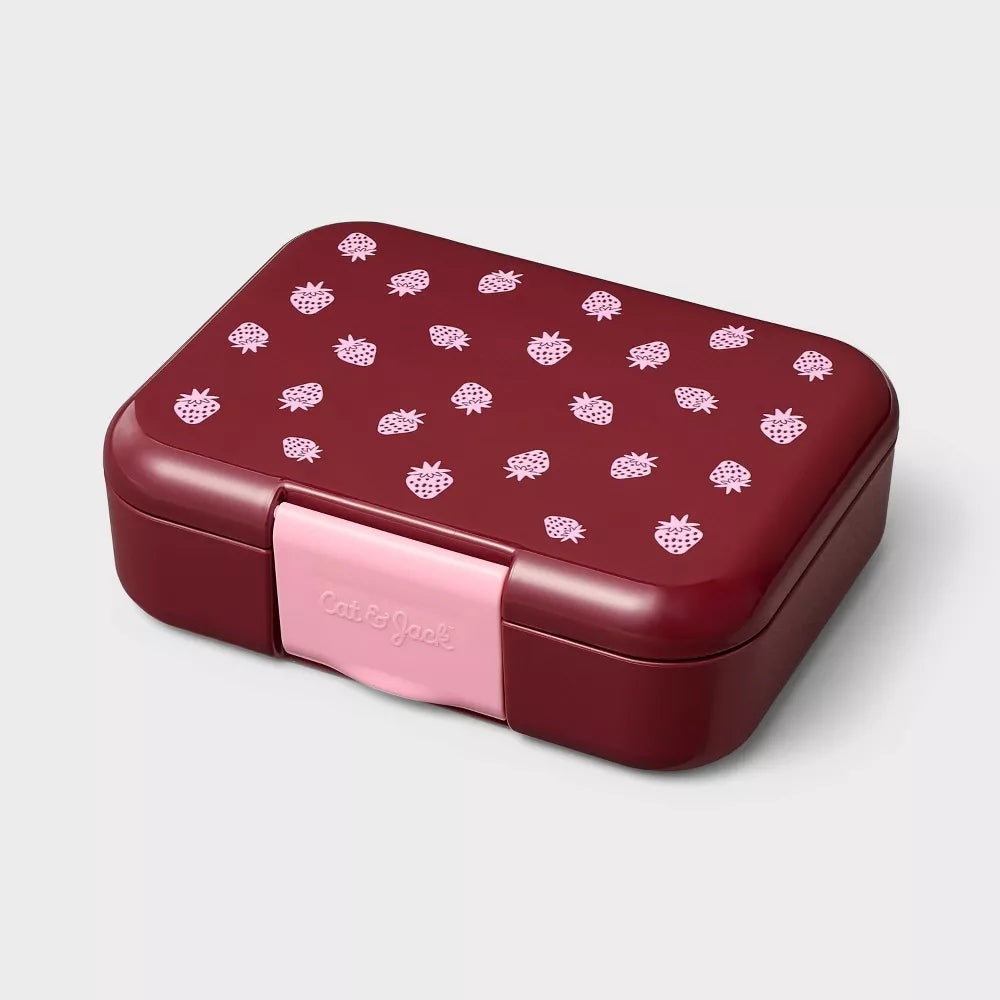 Cat & Jack lonchera bento rectangular con diseños infantiles #color_CJ Strawberry