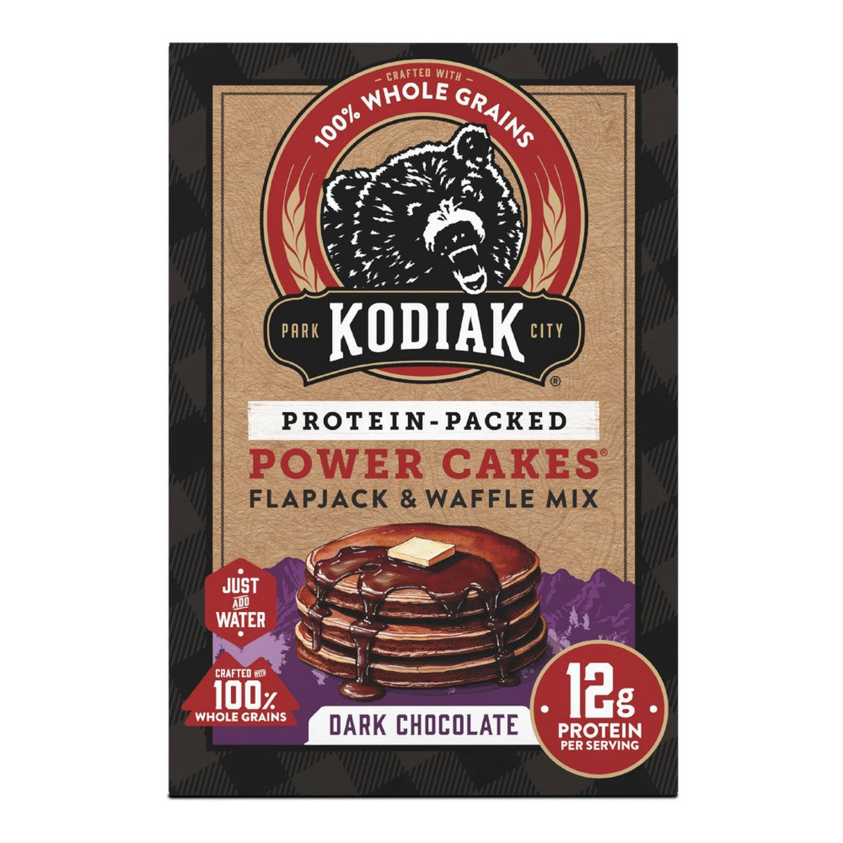 Kodiak Power Cakes Dark Chocolate - 18 oz imagen 5 #sabor_Dark Chocolate - 18 oz