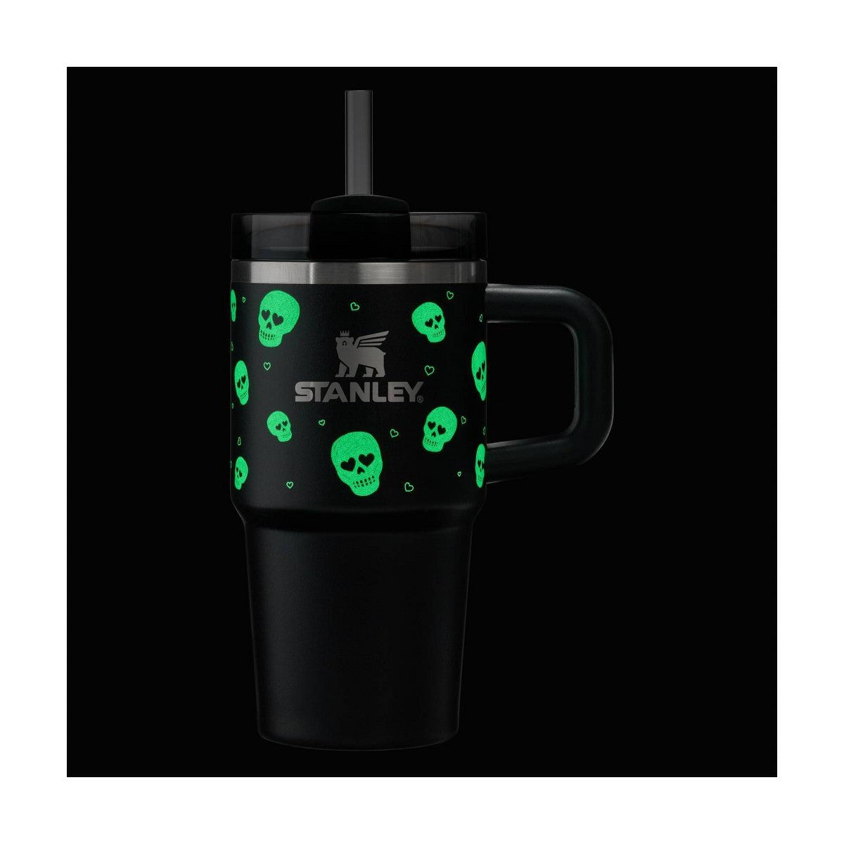 Stanley Sweetheart Skulls de 20 oz con calaveras y corazones brillando en la oscuridad #tamaño_591 ml / 20 oz