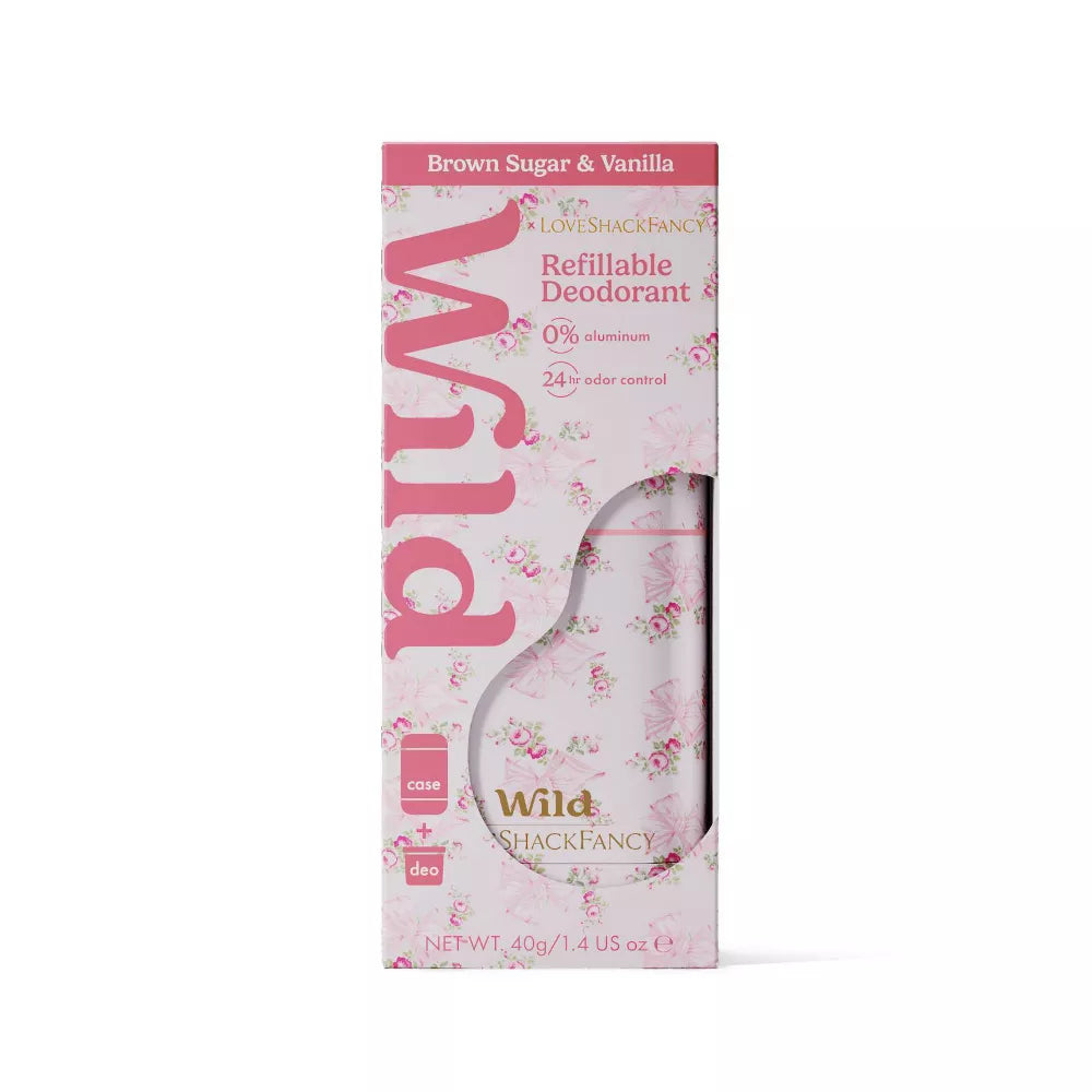 Desodorante vegano recargable Wild Everblooming Rosettes #Aroma_Brown Sugar & Vanilla