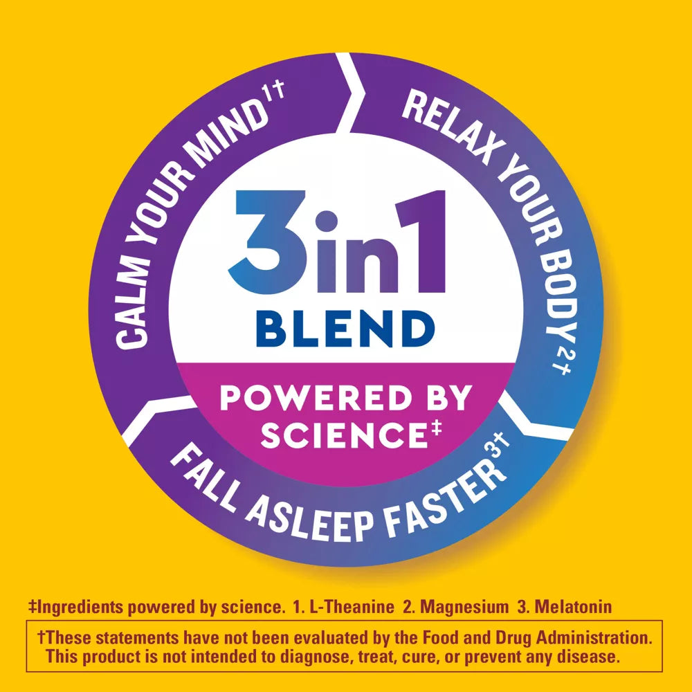 Wellblends Sleep and Recover Sleep Aid Gummies with Melatonin, L theanine and Magnesium