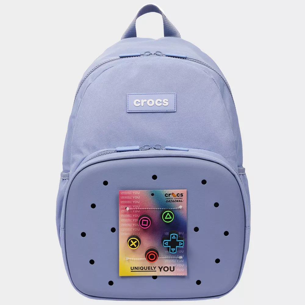 Mochila escolar Crocs resistente al agua para uso diario #color_Blue