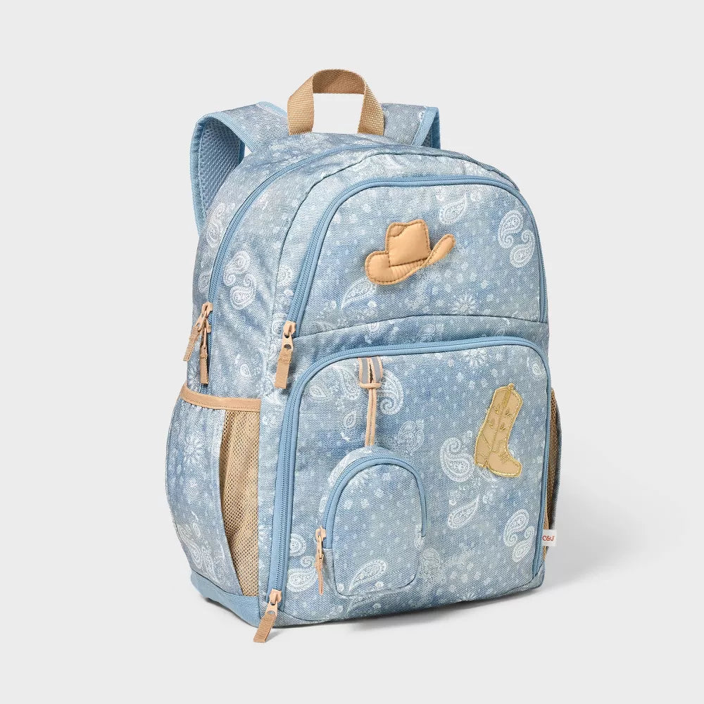 Cat & Jack Kids 17 Backpack mochila infantil escolar con print Western #color_CJ Western