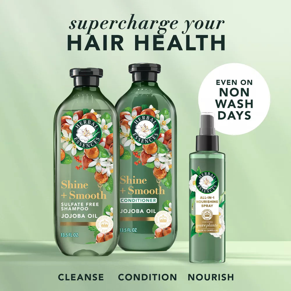 Shampoo con aceite de jojoba para cabello con frizz - Aloe vera y hierbas cítricas