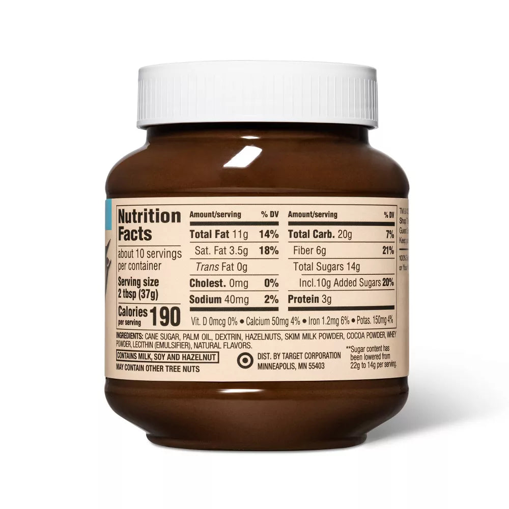 Reduced Sugar Chocolate Hazelnut Spread