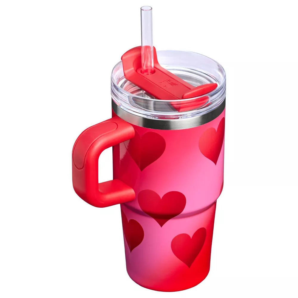 Stanley Valentine's Day 20 oz Stainless Steel H2.0 Flowstate Quencher Tumbler