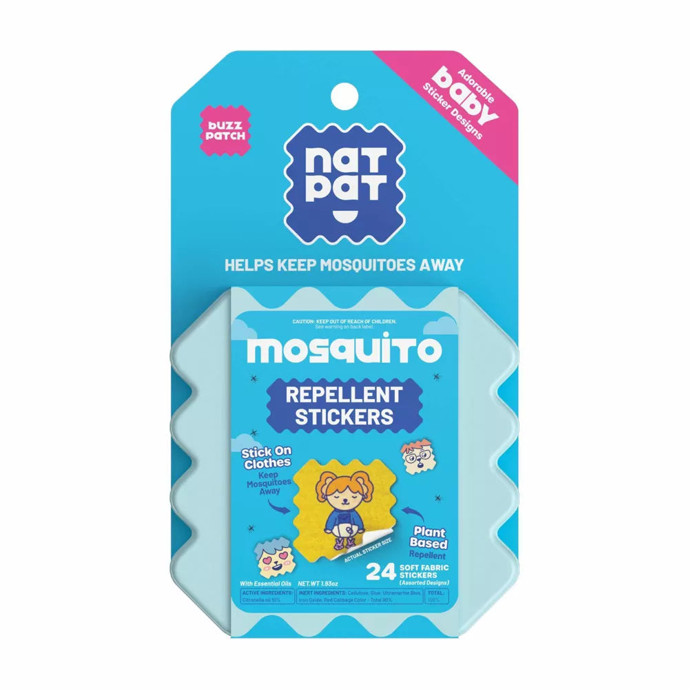 Baby Mosquito Repellent Stickers - 24pc Duración de 6-Hour con aroma de Citronella