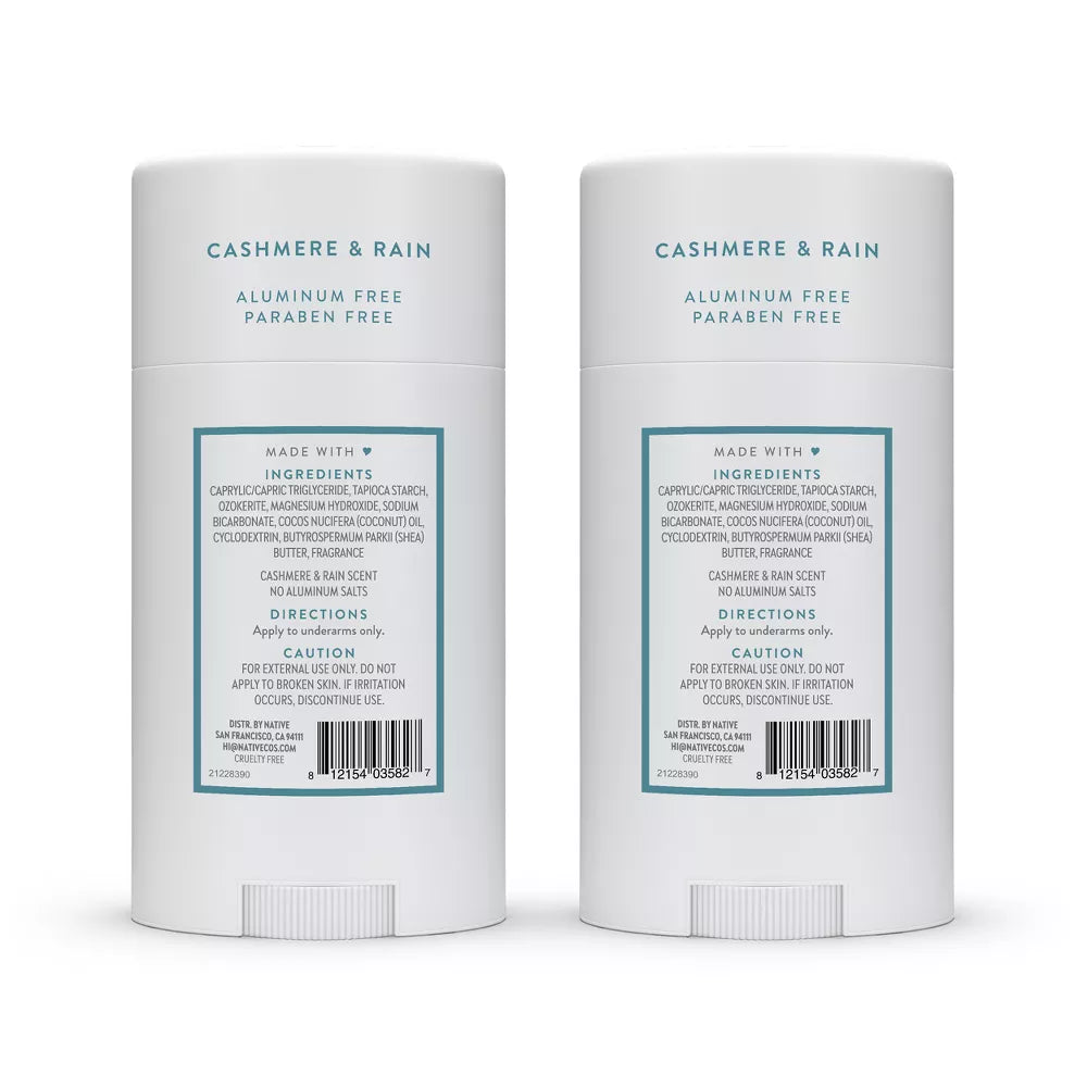 Twin Pack Deodorant - Cashmere & Rain