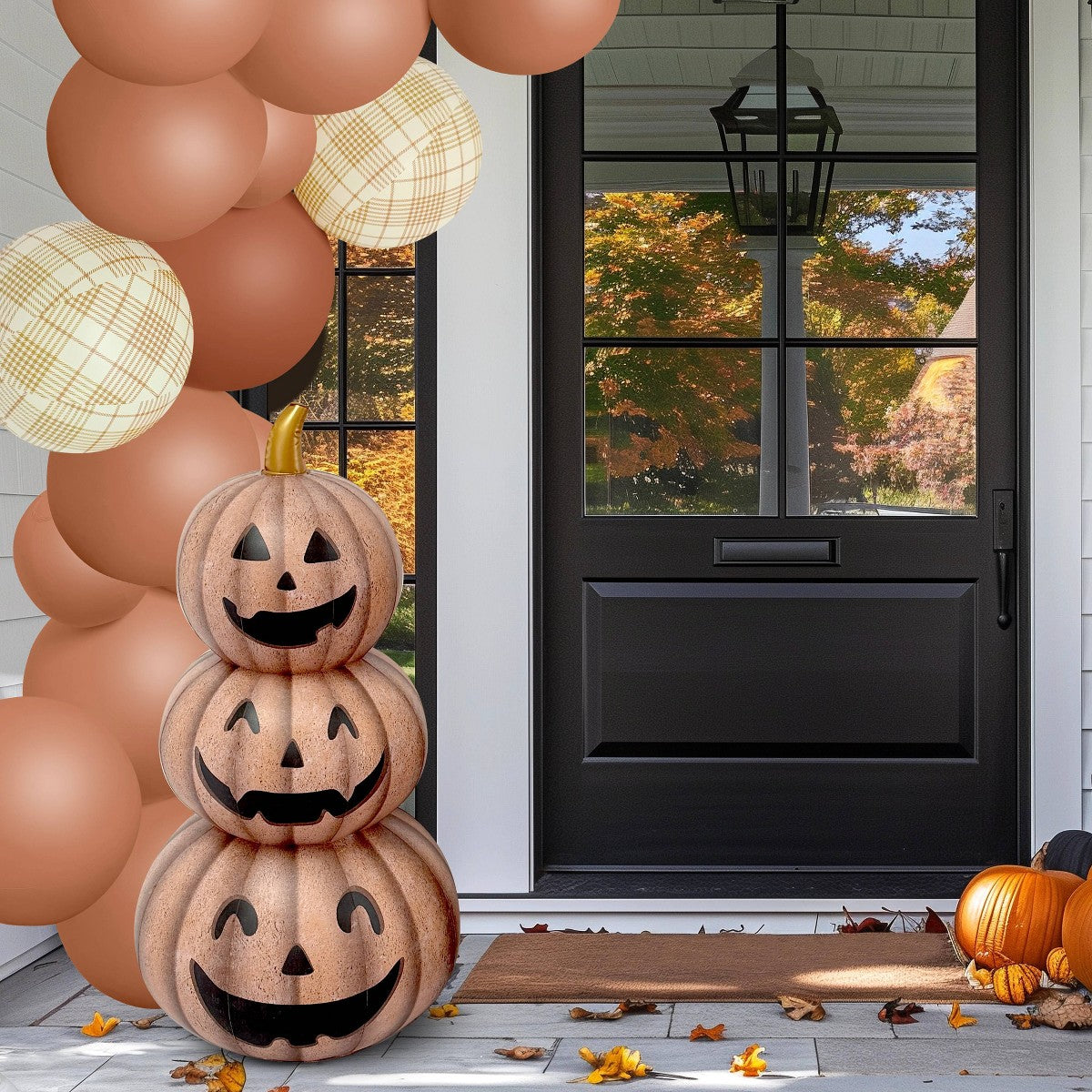 Decoración inflable MINNIDIP calabazas terracota Halloween