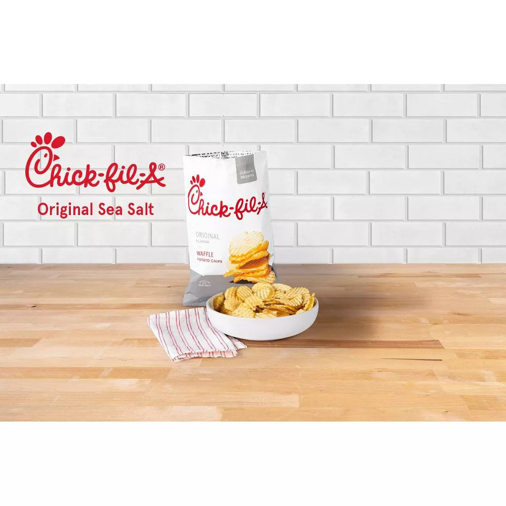 Old Bay Potato Chips - Chick-fil-A Sea Salt Waffle Fries