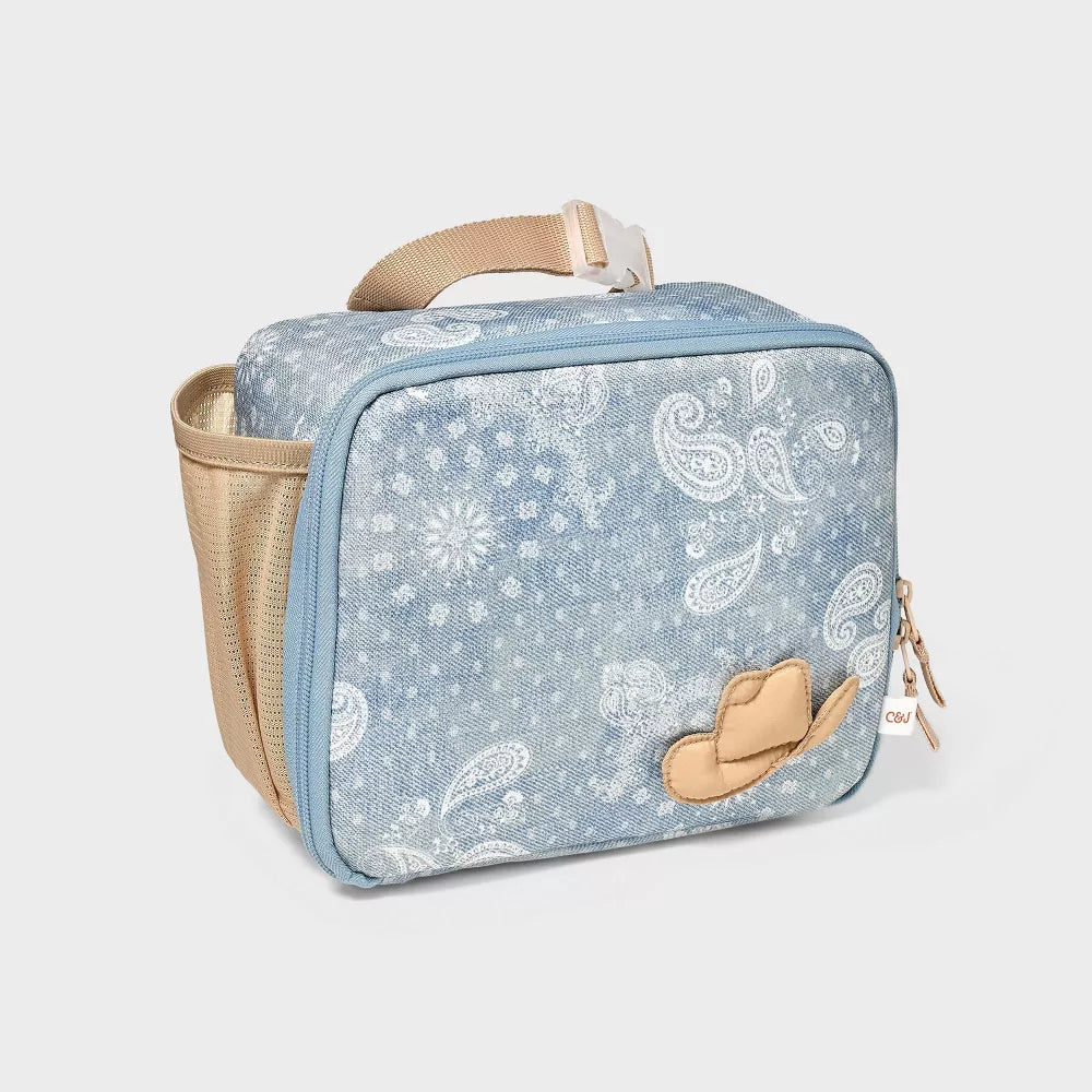 Lonchera térmica infantil con bolsillo lateral de malla #color_CJ Western