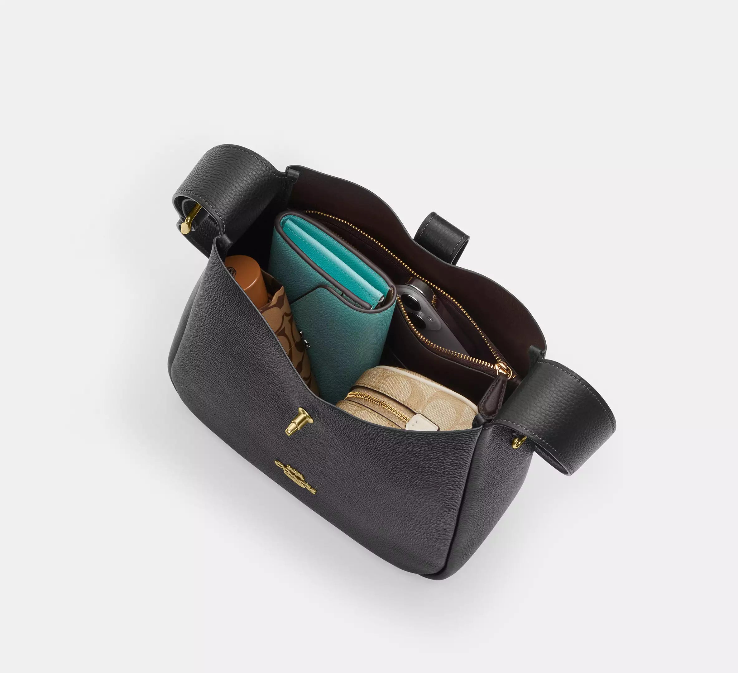 Hadley Convertible Crossbody Bag - Pebbled Leather