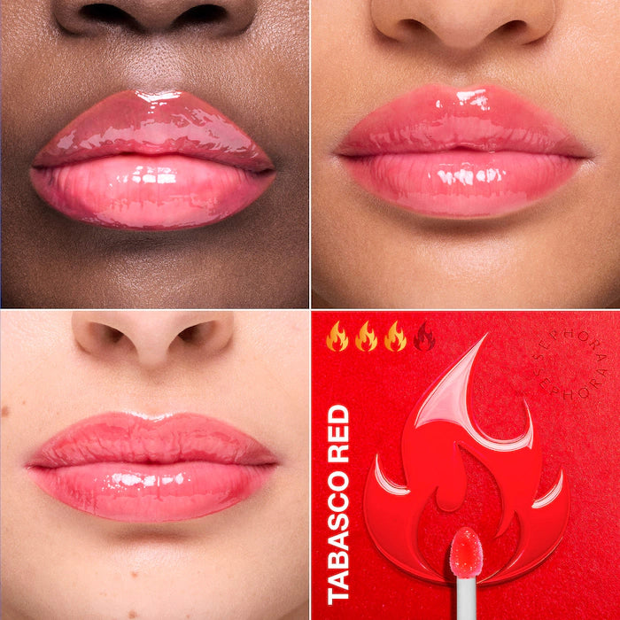 Outrageous Plump Lip Gloss x Tabasco Set