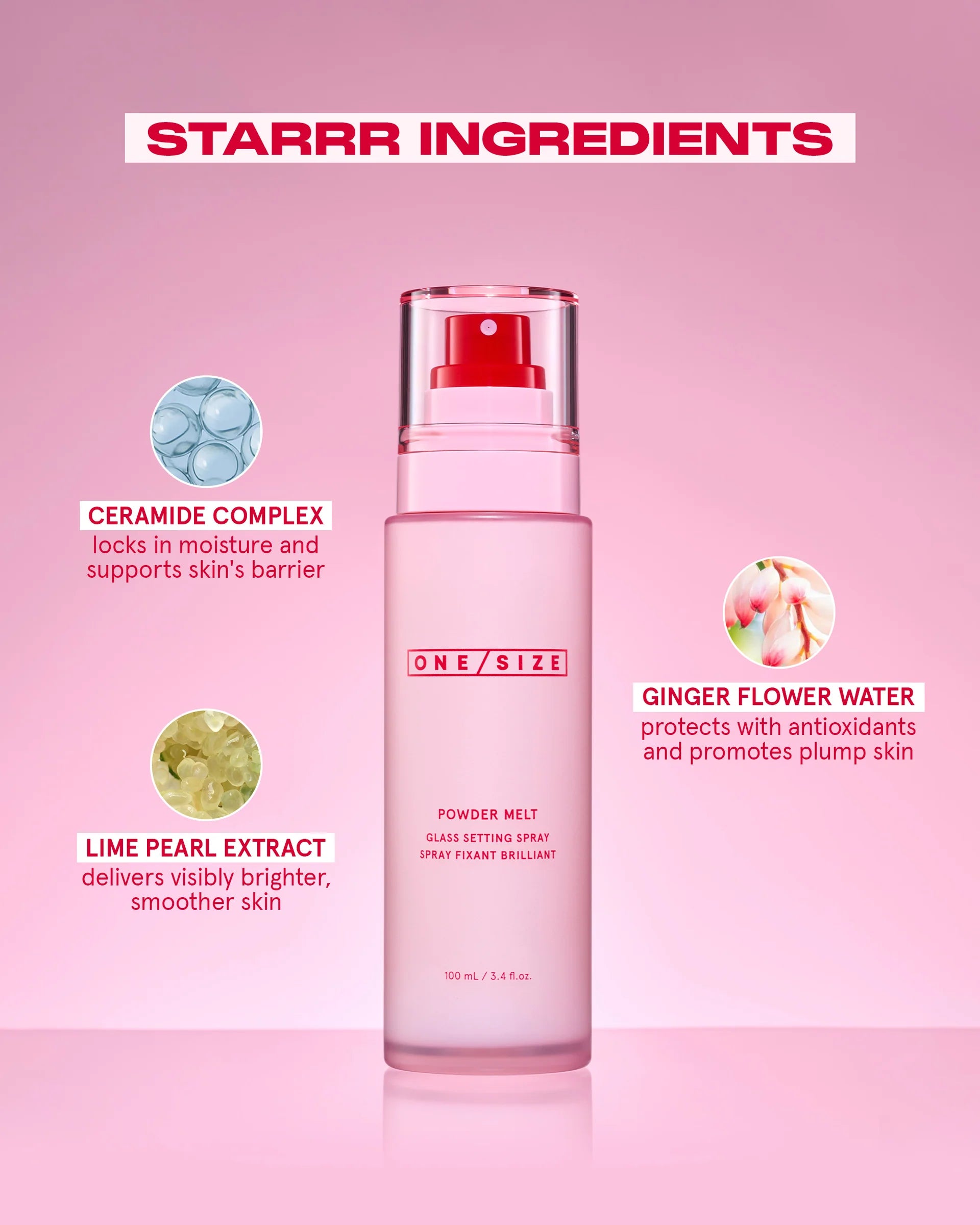 Powder Melt Flass Setting Spray