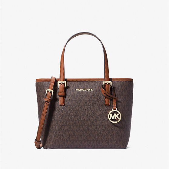 Jet Set Travel Extra-Small Logo Top-Zip Tote Bag