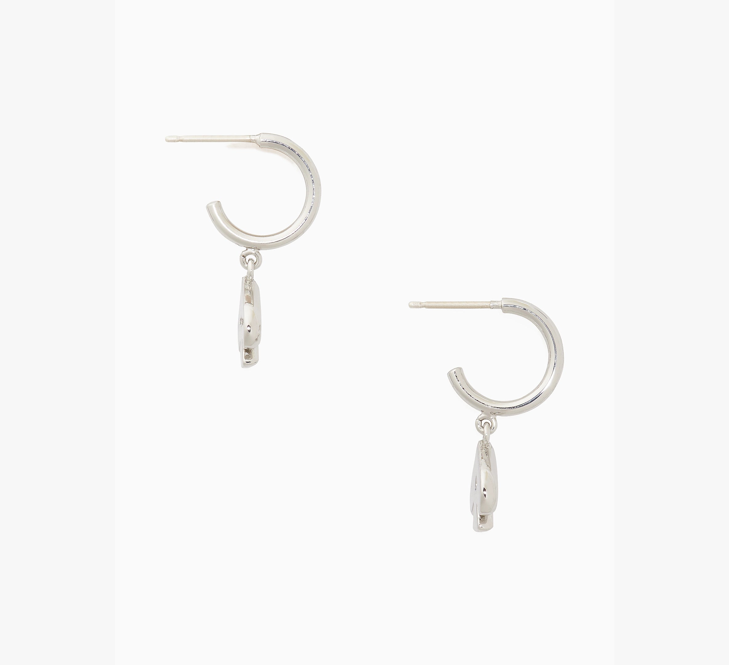 Everyday Spade Metal Huggies