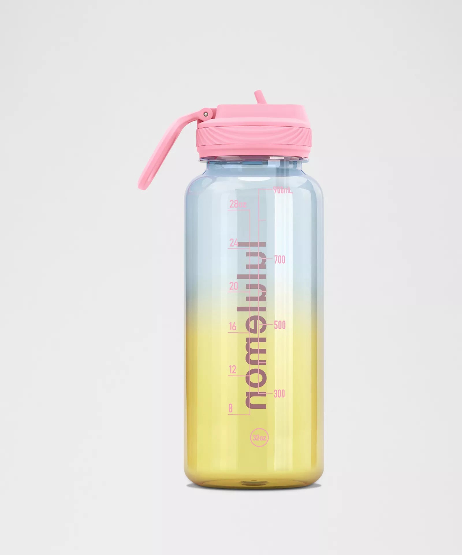 Back to Life Clear Bottle 32oz Straw Lid