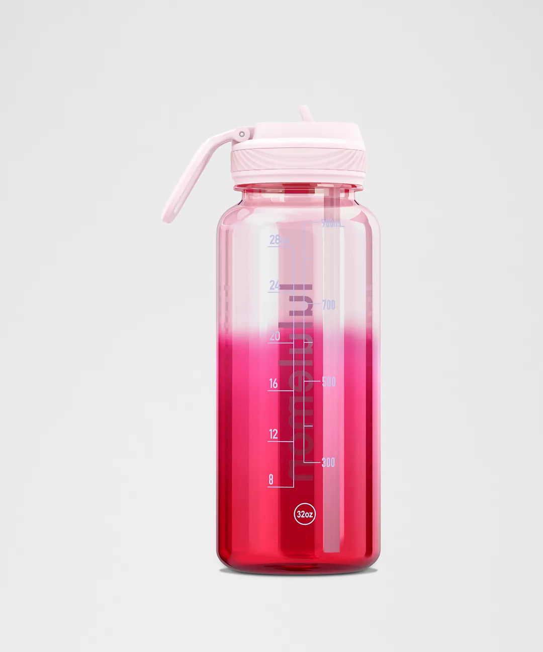 Lululemon Back to Life Clear Bottle en 3 combinaciones de color #color_LL Pink Pearl/Passionate/Lavender Frost