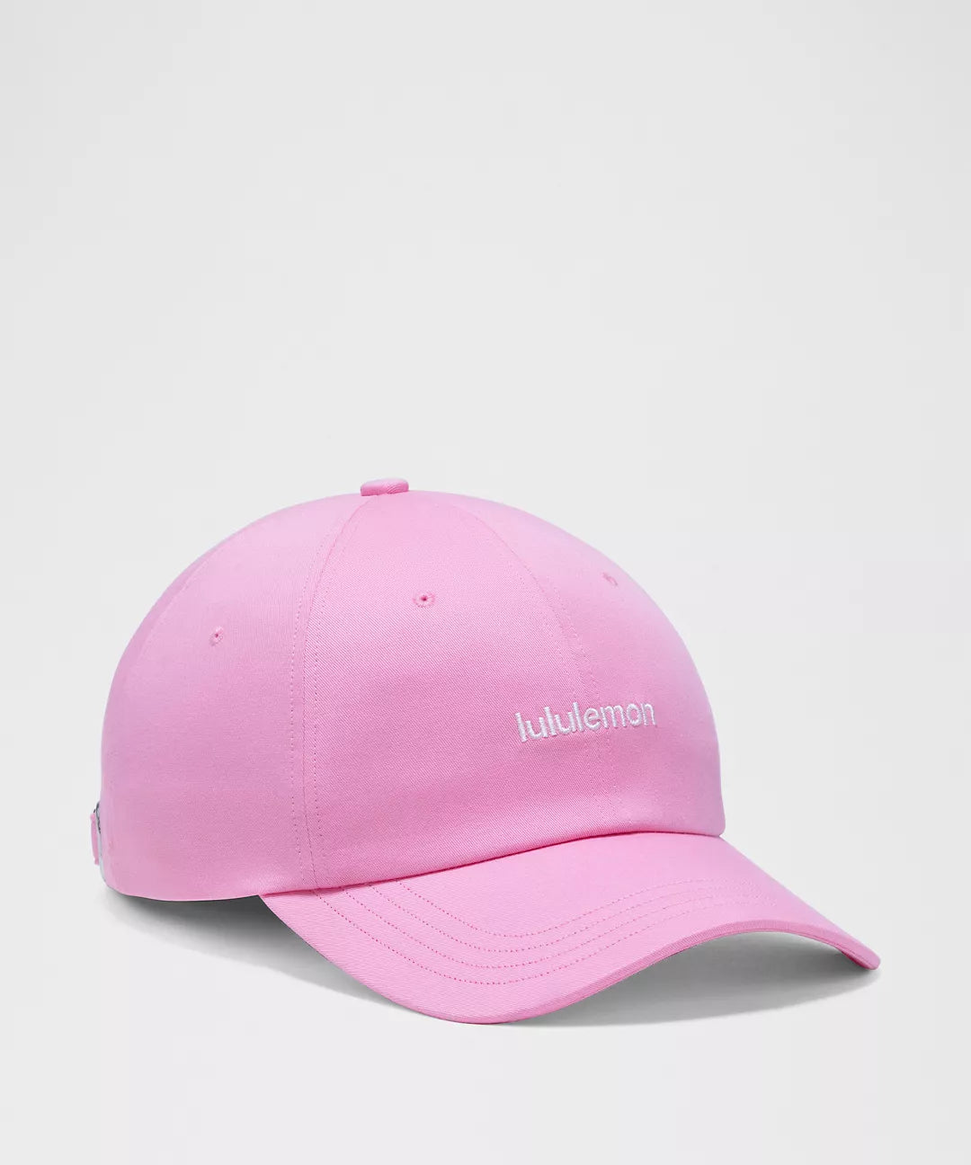 Gorra Lululemon mujer Classic Ball Cap Wordmark color rosa #color_LL Candy Cloud/Pink Pearl