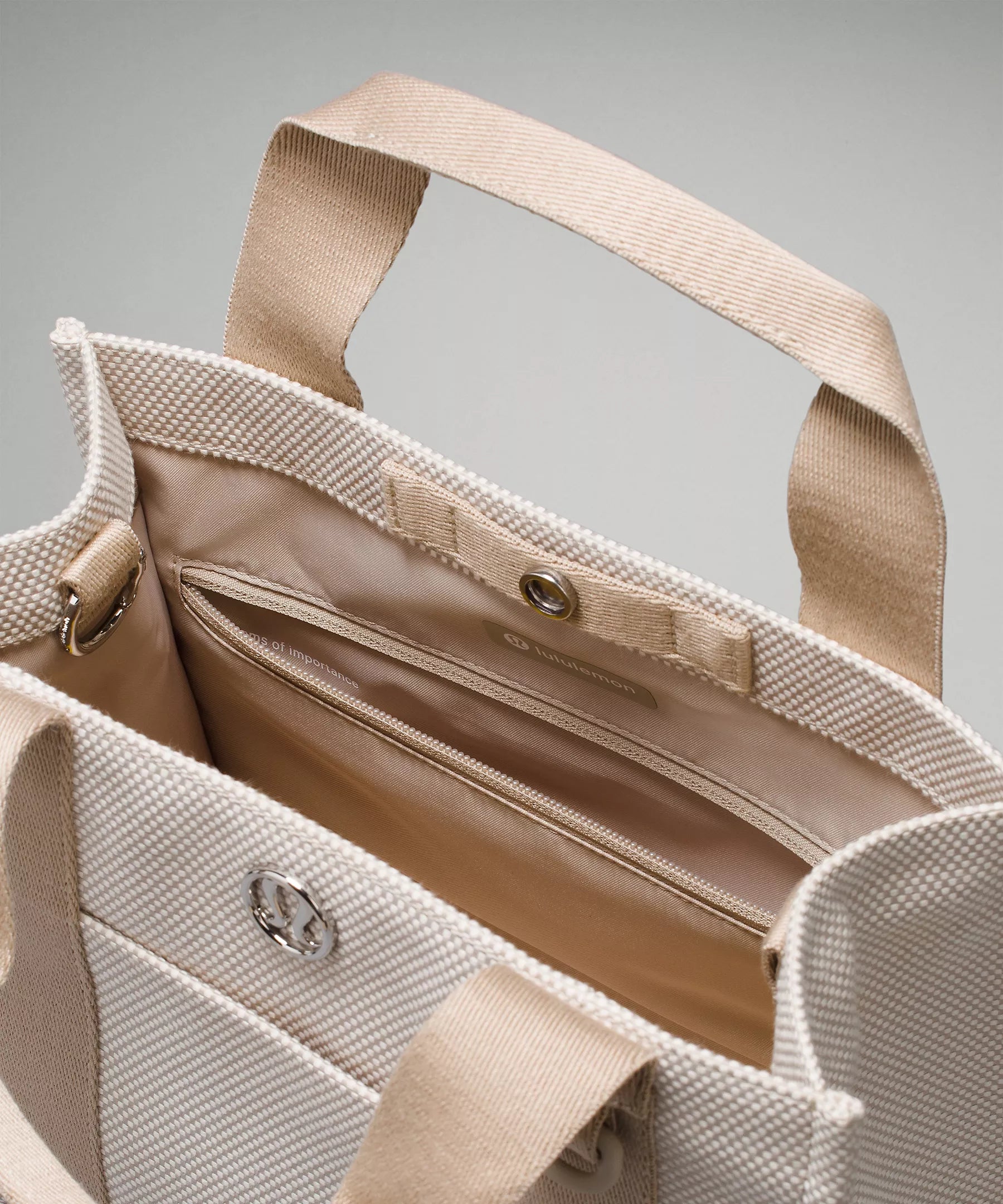 Two-Tone Canvas Mini Tote Bag 4.5L