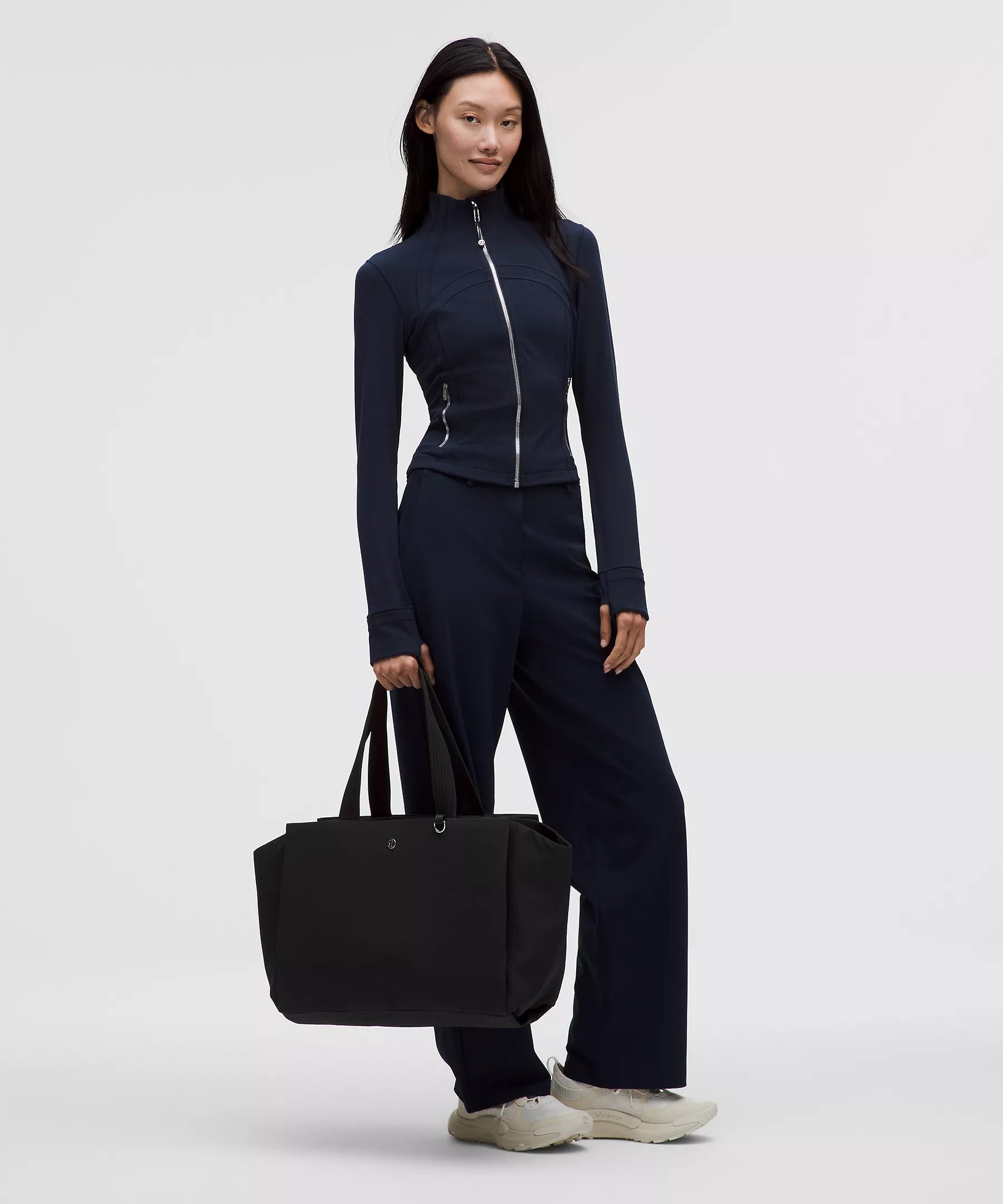 bolsa tote Lululemon para trabajo y gym #color_LL Black