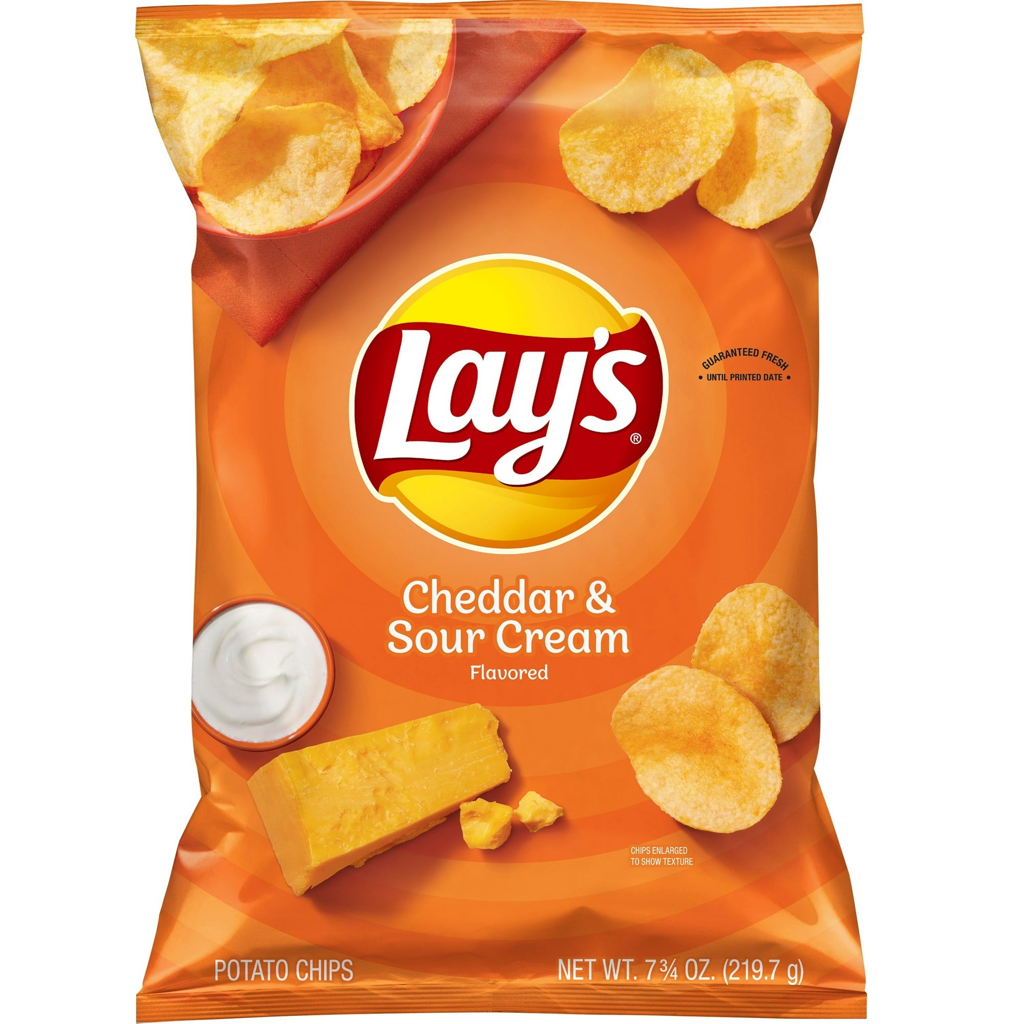 Lay’s - Cheddar & Sour Cream Potato Chips | Papas sabor queso y crema
