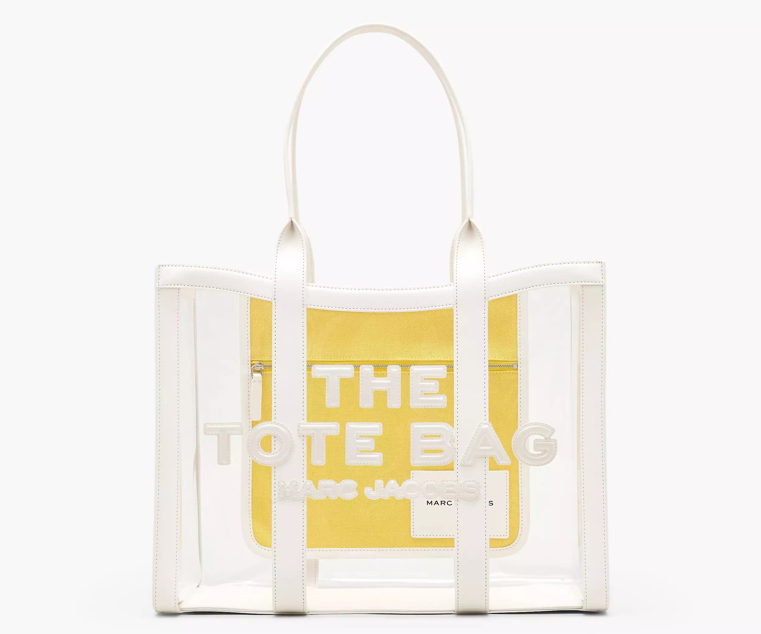 The Clear Large Tote Bag - White