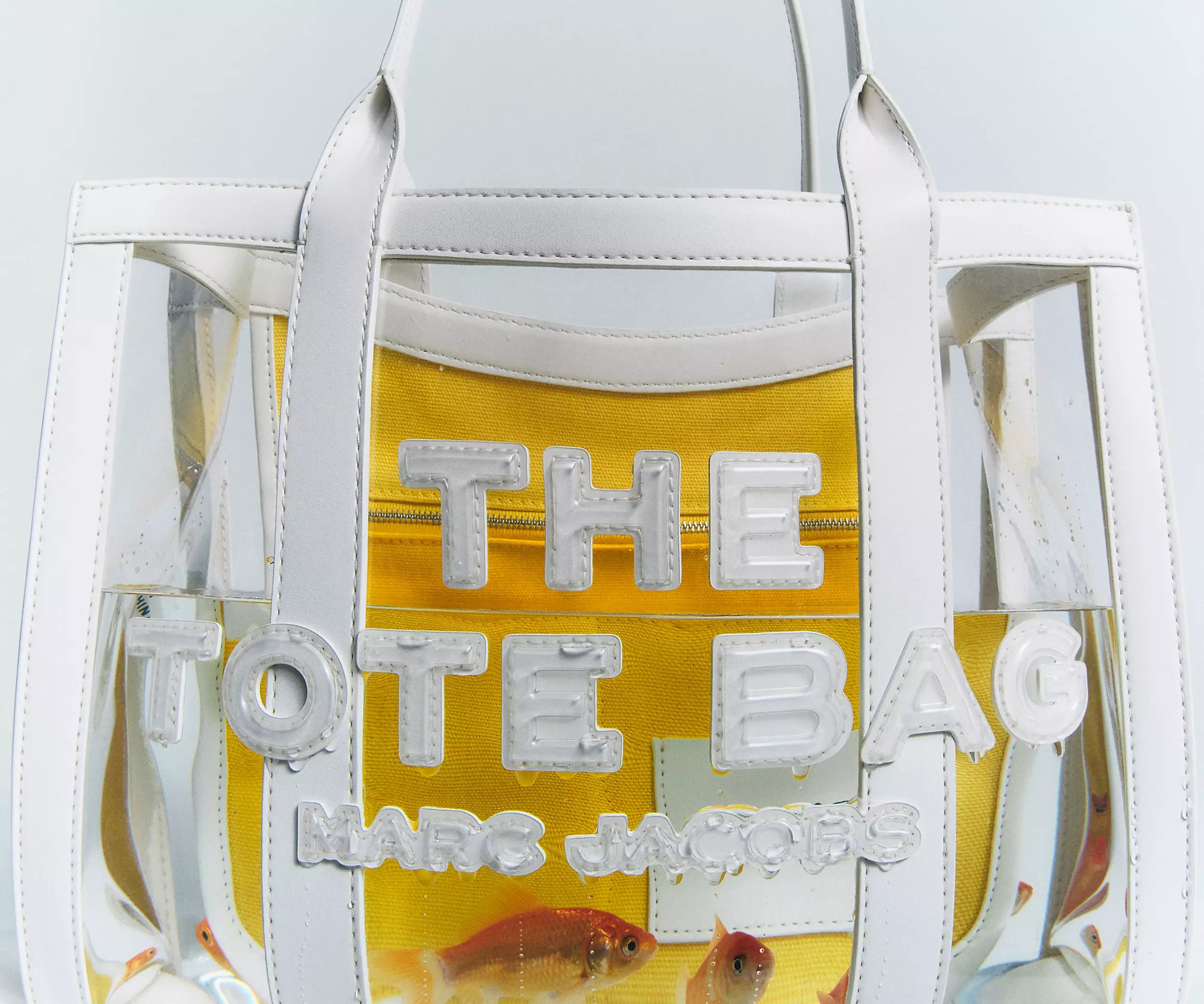 The Clear Small Tote Bag - White